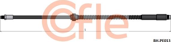 Cofle 92.BH.PE013 - Тормозной шланг autosila-amz.com