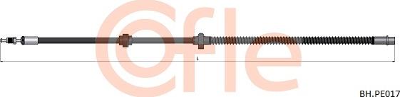 Cofle 92.BH.PE017 - Тормозной шланг autosila-amz.com