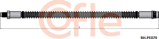 Cofle 92.BH.PE079 - Тормозной шланг autosila-amz.com