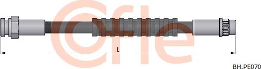 Cofle 92.BH.PE070 - Тормозной шланг autosila-amz.com