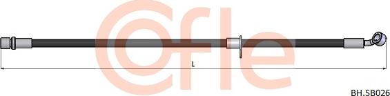Cofle 92.BH.SB026 - Тормозной шланг autosila-amz.com