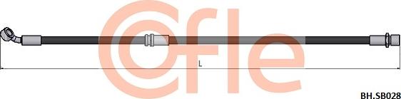 Cofle 92.BH.SB028 - Тормозной шланг autosila-amz.com