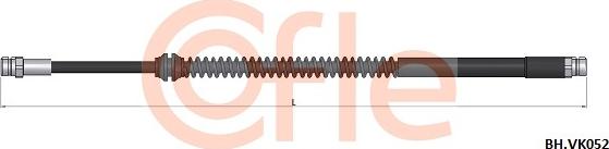 Cofle 92.BH.VK052 - Тормозной шланг autosila-amz.com