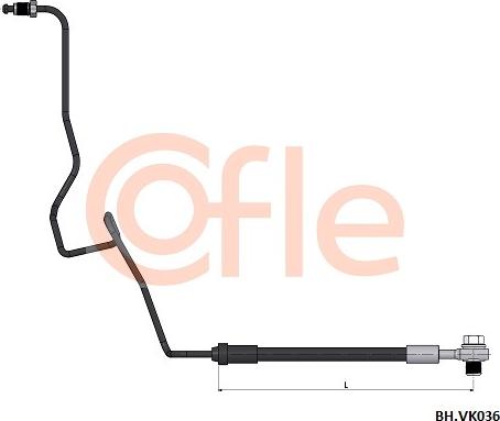 Cofle 92.BH.VK036 - Тормозной шланг autosila-amz.com