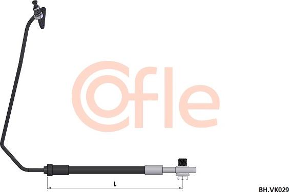 Cofle 92.BH.VK029 - Тормозной шланг autosila-amz.com