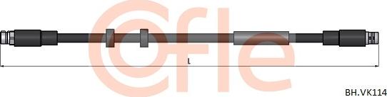Cofle 92.BH.VK114 - Тормозной шланг autosila-amz.com