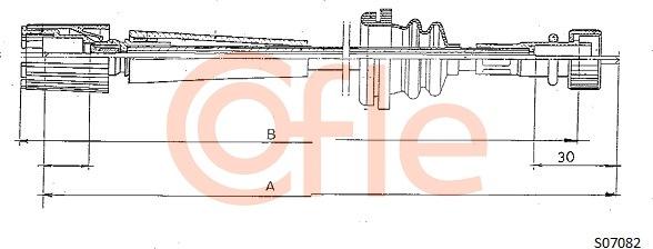 Cofle 92.S07082 - Тросик спидометра autosila-amz.com