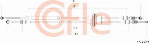 Cofle 15.7262 - Трос, наконечник, ступенчатая коробка передач autosila-amz.com