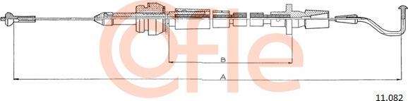 Cofle 9211082 - Тросик газа autosila-amz.com