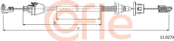 Cofle 11.0273 - Тросик газа autosila-amz.com