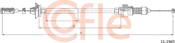 Cofle 11.1965 - Тросик газа autosila-amz.com