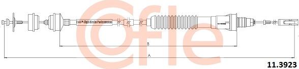 Cofle 11.3923 - Трос, управление сцеплением autosila-amz.com