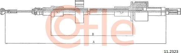 Cofle 11.2323 - Трос, управление сцеплением autosila-amz.com