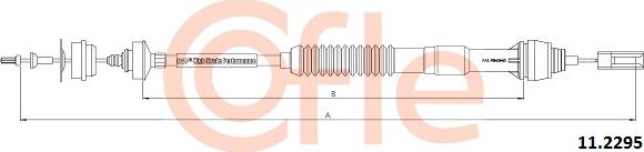 Cofle 11.2295 - Трос, управление сцеплением autosila-amz.com