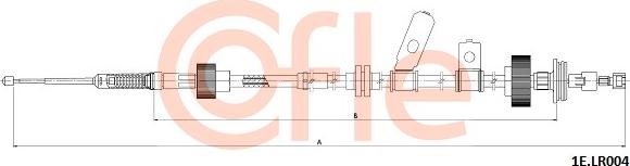 Cofle 1E.LR004 - Тросик, cтояночный тормоз autosila-amz.com