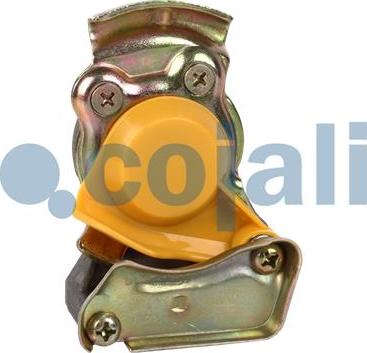 Cojali 6001402 - Головка соединительная тормозной системы прицепа 22мм (грузовой автомобиль) желтая без клапанаCOJALI autosila-amz.com