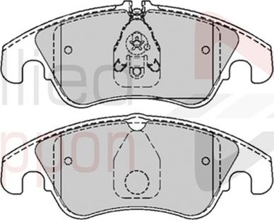 Comline ADB01789 - Тормозные колодки, дисковые, комплект autosila-amz.com