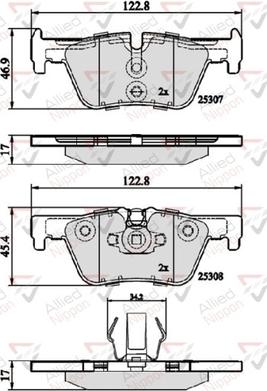 Comline ADB02131 - Тормозные колодки, дисковые, комплект autosila-amz.com