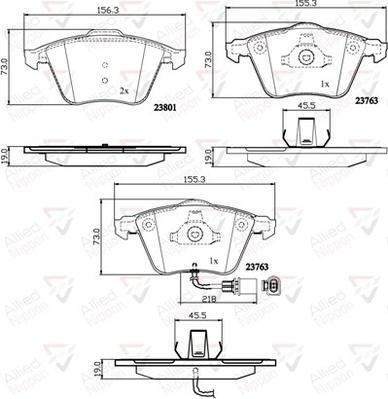 Comline ADB11752 - Тормозные колодки, дисковые, комплект autosila-amz.com