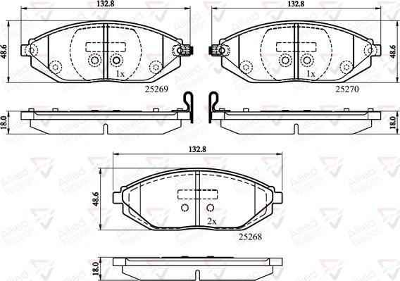 Comline ADB32150 - Тормозные колодки, дисковые, комплект autosila-amz.com