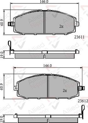 Comline ADB3777 - Тормозные колодки, дисковые, комплект autosila-amz.com