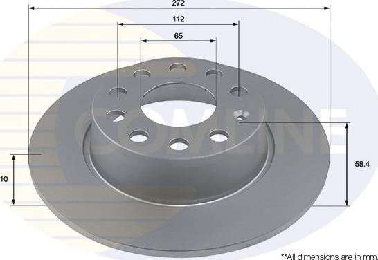 Comline ADC4009 - Тормозной диск autosila-amz.com