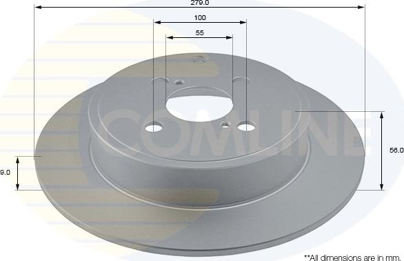 Comline ADC01116 - Тормозной диск autosila-amz.com