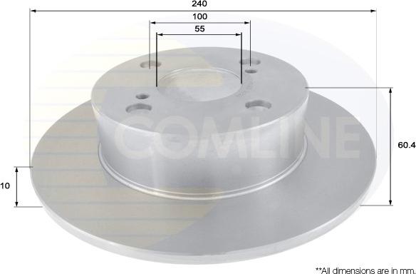 Comline ADC01131 - Тормозной диск autosila-amz.com