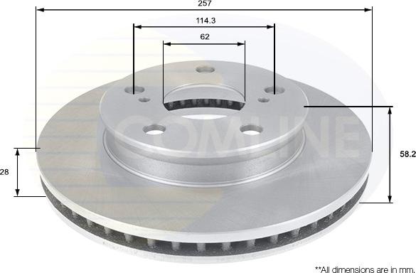 Comline ADC2504V - ДИСК ТОРМ Toyota Commercial Hi-Lux (2005-) (С ПОКРЫТИЕМ) (2021-11-08) autosila-amz.com