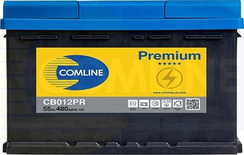 Comline CB012PR - Стартерная аккумуляторная батарея, АКБ autosila-amz.com