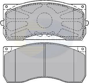 Comline CBP9075K - Тормозные колодки, дисковые, комплект autosila-amz.com