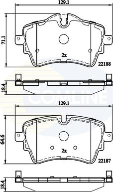 Allied Nippon ADB02261 - Тормозные колодки, дисковые, комплект autosila-amz.com