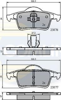 Comline CBP0729 - Тормозные колодки, дисковые, комплект autosila-amz.com