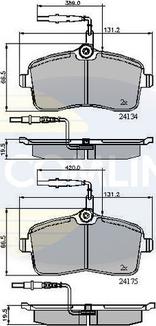 Comline CBP11250 - Тормозные колодки, дисковые, комплект autosila-amz.com