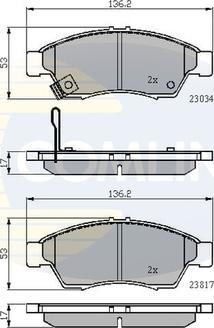 Comline CBP31125 - Тормозные колодки, дисковые, комплект autosila-amz.com