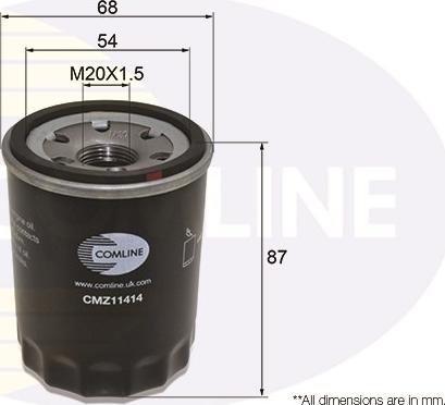 Comline CMZ11414 - Масляный фильтр autosila-amz.com