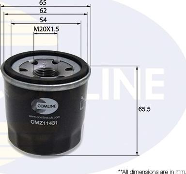 Comline CMZ11431 - Масляный фильтр autosila-amz.com