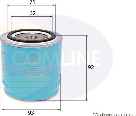 Comline CNS11701 - Масляный фильтр autosila-amz.com
