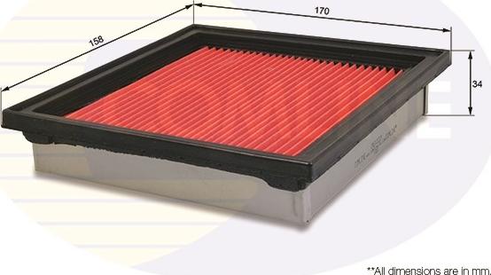 Comline CNS12221 - Воздушный фильтр, двигатель autosila-amz.com