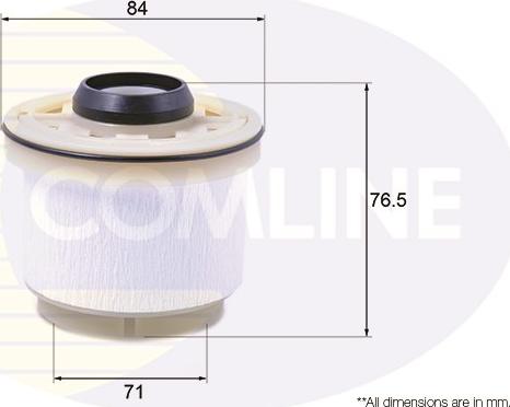 Comline CTY13045 - Топливный фильтр autosila-amz.com