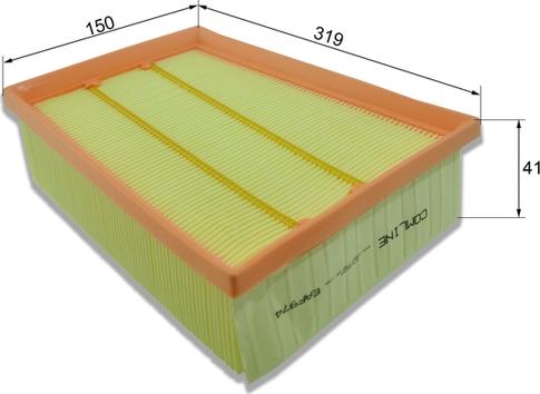 Comline EAF974 - Воздушный фильтр, двигатель autosila-amz.com