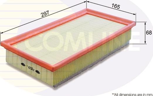 Comline EAF413 - Воздушный фильтр, двигатель autosila-amz.com