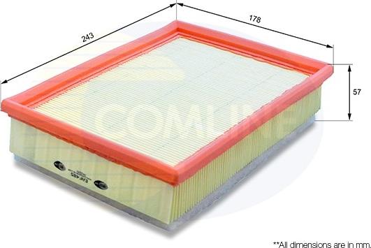 Comline EAF485 - Воздушный фильтр, двигатель autosila-amz.com