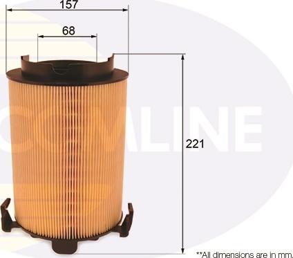 Comline EAF548 - Воздушный фильтр, двигатель autosila-amz.com