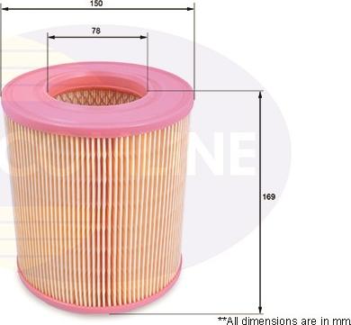 Comline EAF636 - Воздушный фильтр, двигатель autosila-amz.com