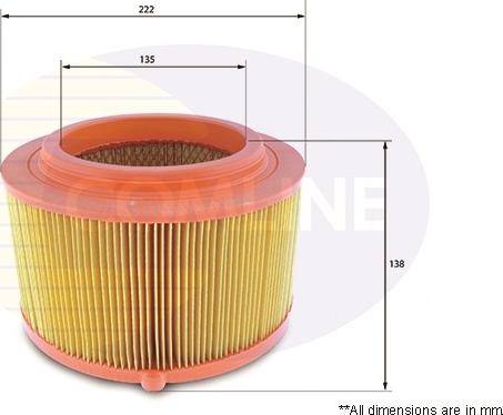 Comline EAF843 - Воздушный фильтр, двигатель autosila-amz.com