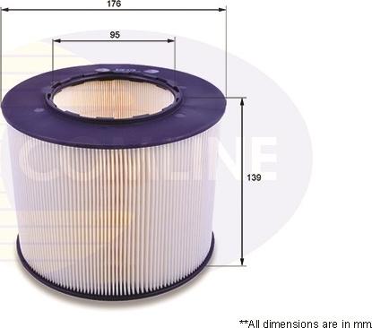 Comline EAF376 - Воздушный фильтр, двигатель autosila-amz.com