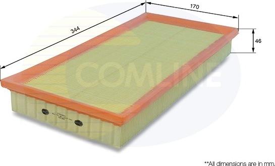 Comline EAF270 - Воздушный фильтр, двигатель autosila-amz.com