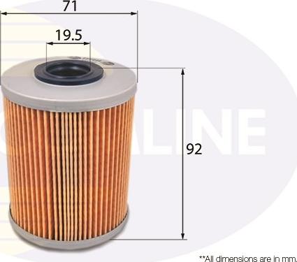 Comline EFF046 - Топливный фильтр autosila-amz.com