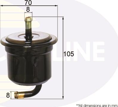 Comline EFF051 - Топливный фильтр autosila-amz.com